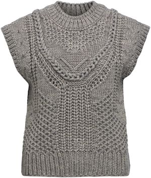 OBJHINNA S/L RE KNIT VEST 146