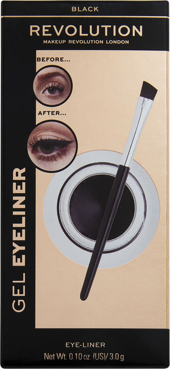 Revolution Gel Eyeliner Pot With Brush