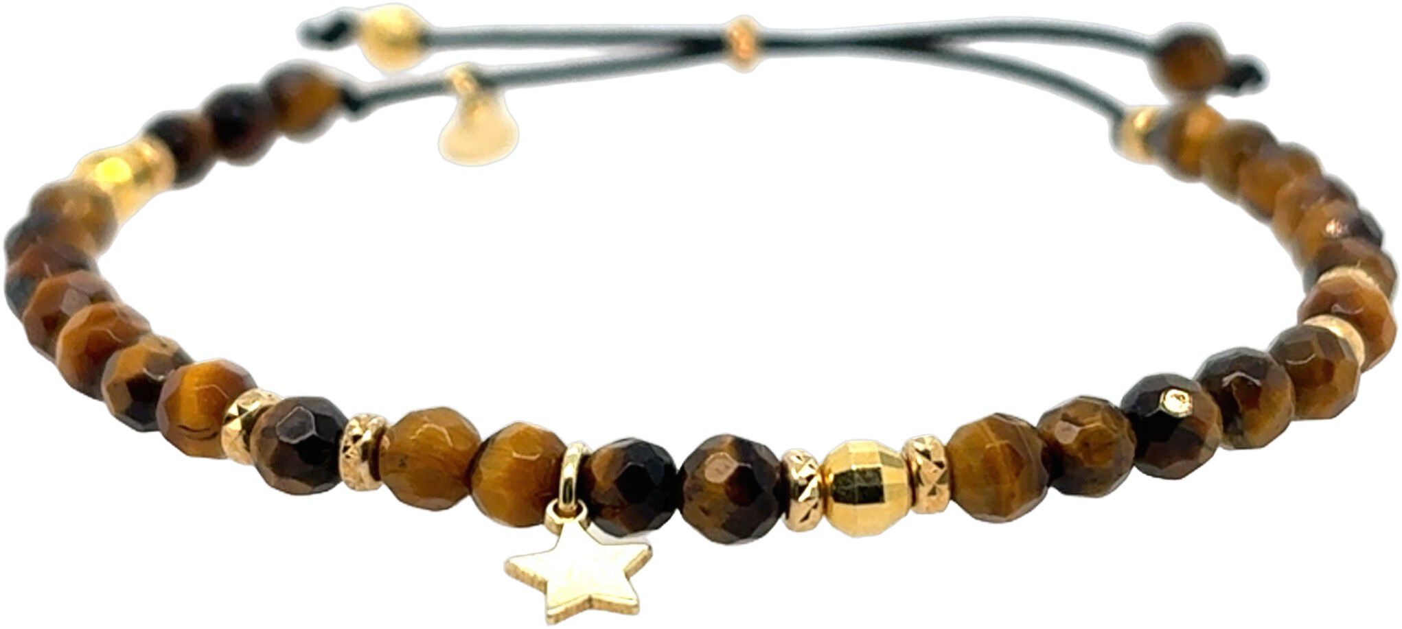 Salina Tiger Eye Bracelet - Gold
