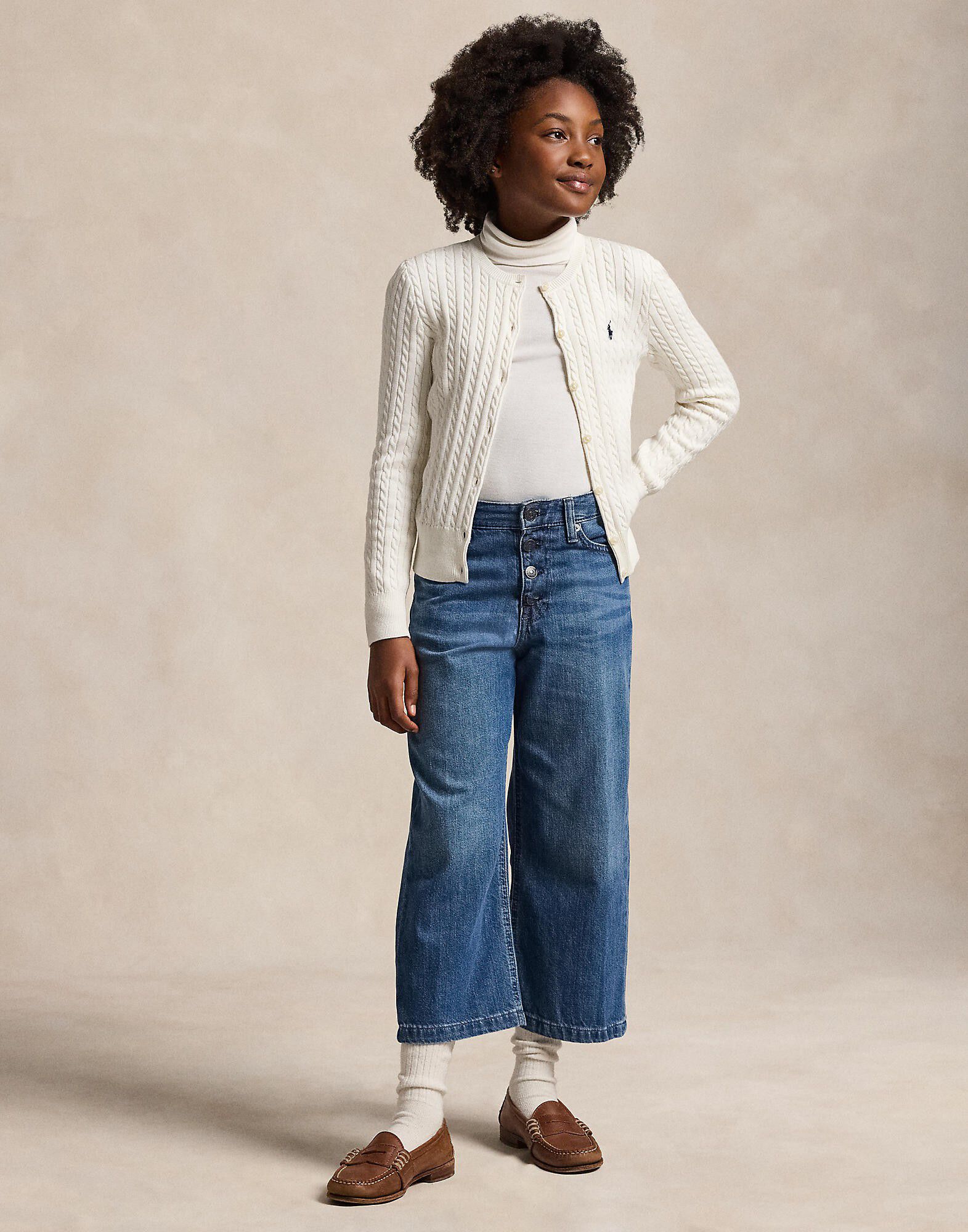 Denim Wide Leg Pant Teens