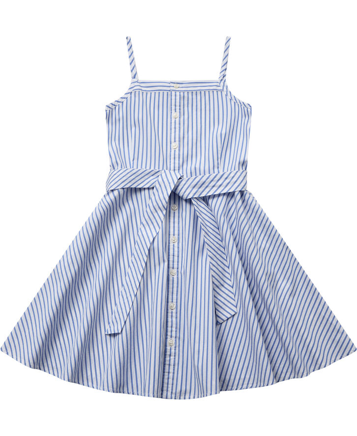 Striped Cotton Poplin Dress