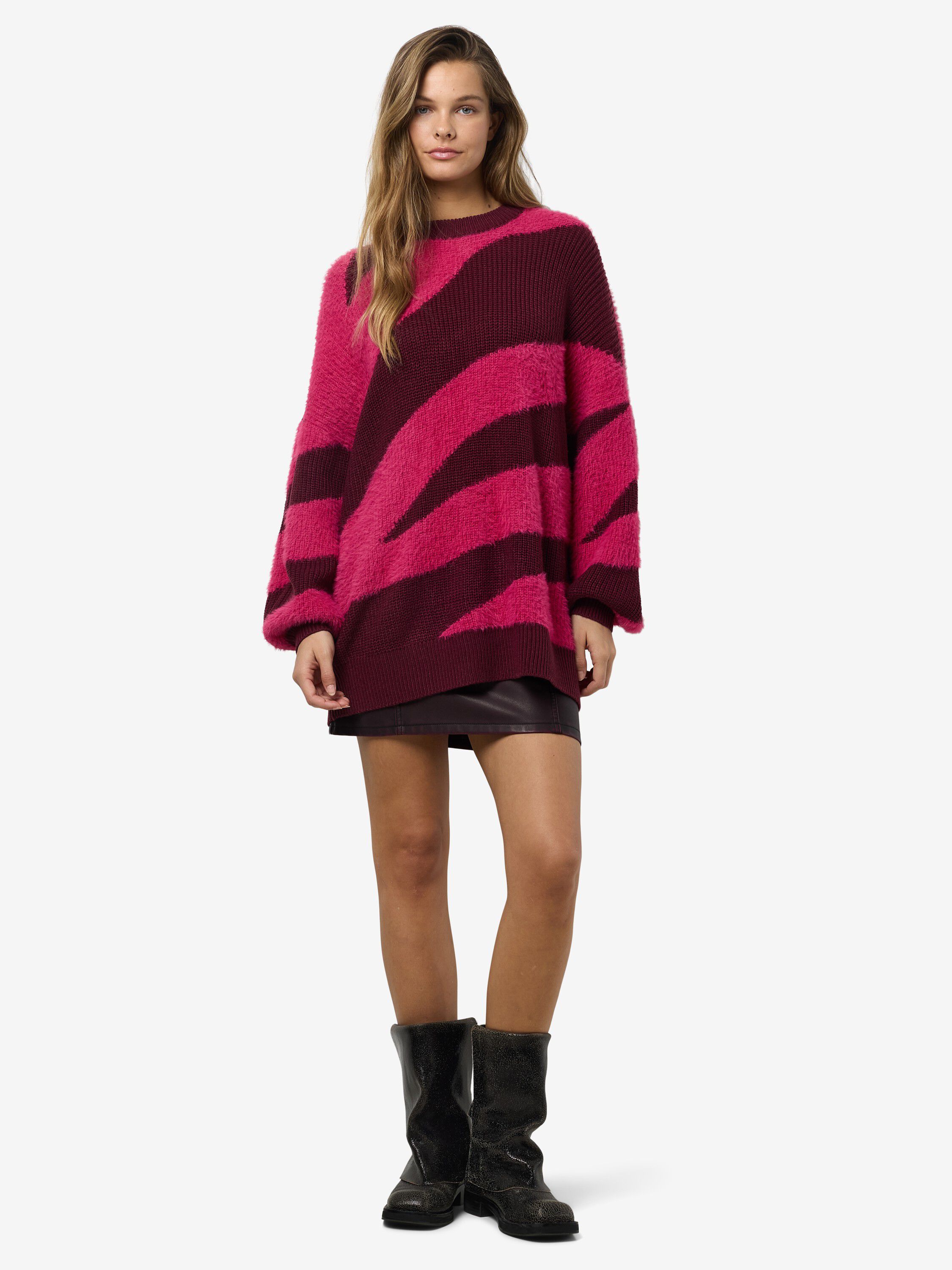 Nmblair L/S Loose Jacquard Knit Tunic