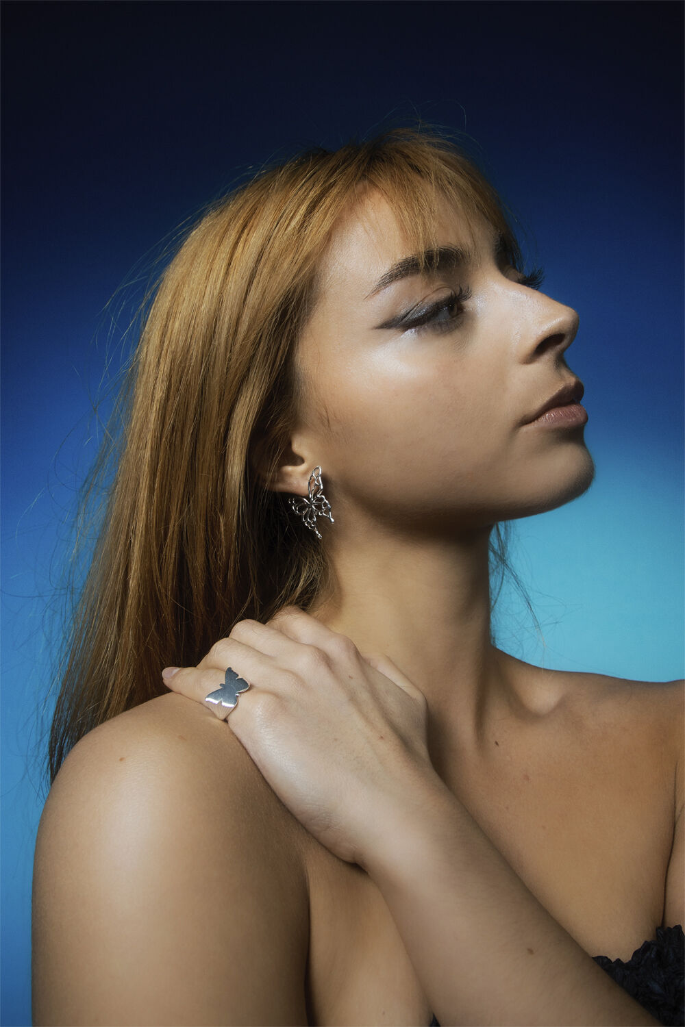 Butterfly Signet ring