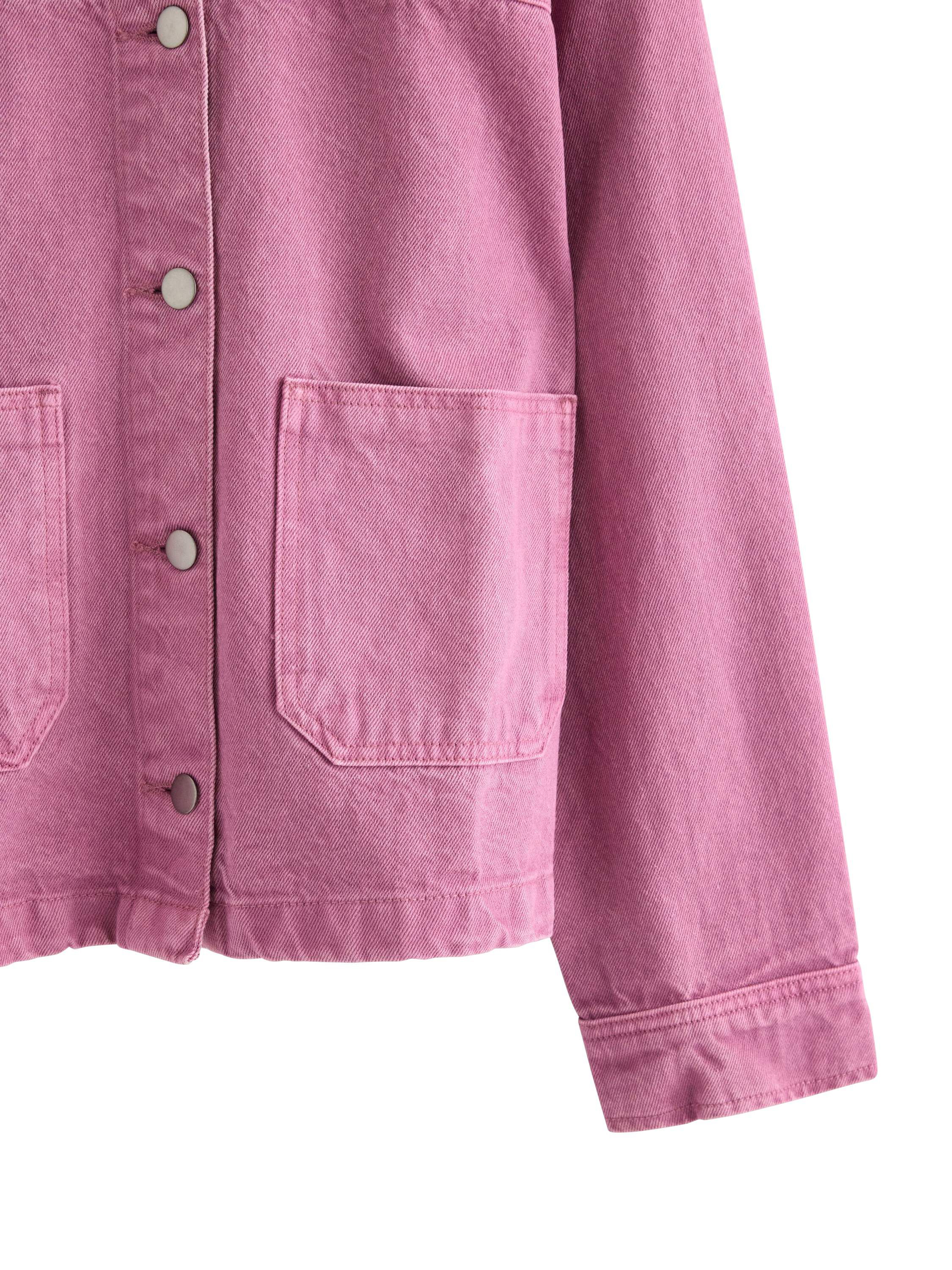 Twill jacket with a loose fit, butt