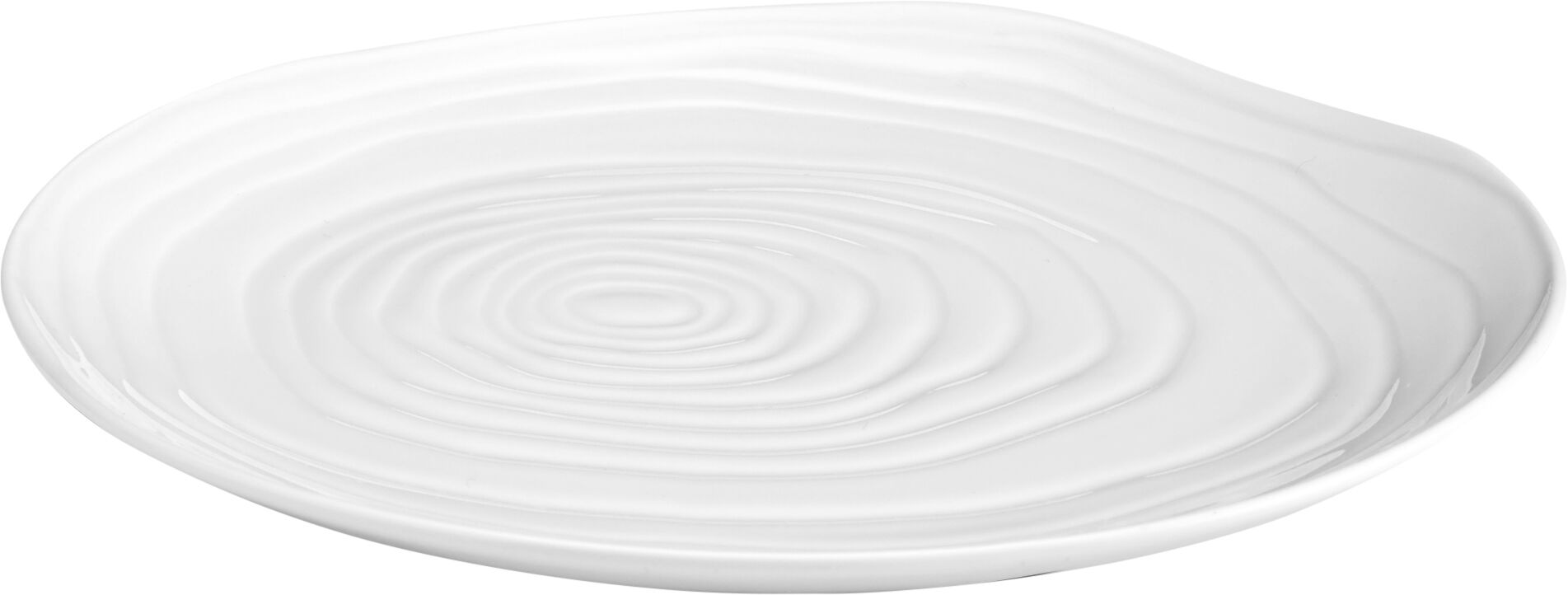 "Tallerken flat Boulogne 16,5 cm Hvit"