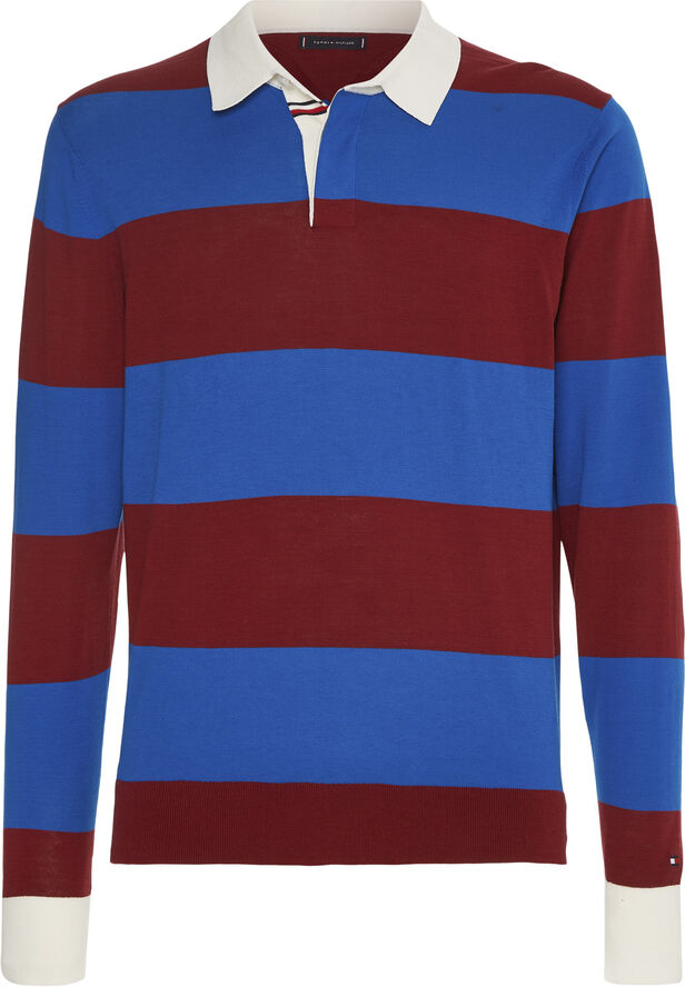 STRIPED KNITTED RUGBY