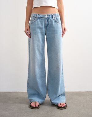 TSANNA LR PUDDLE JEANS LB DNM