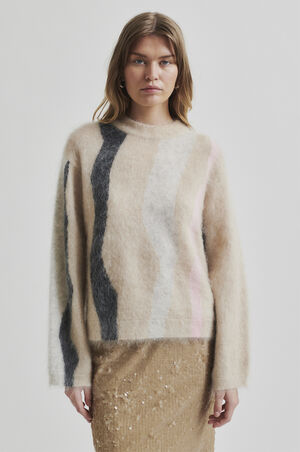 Marbel Knit O-Neck