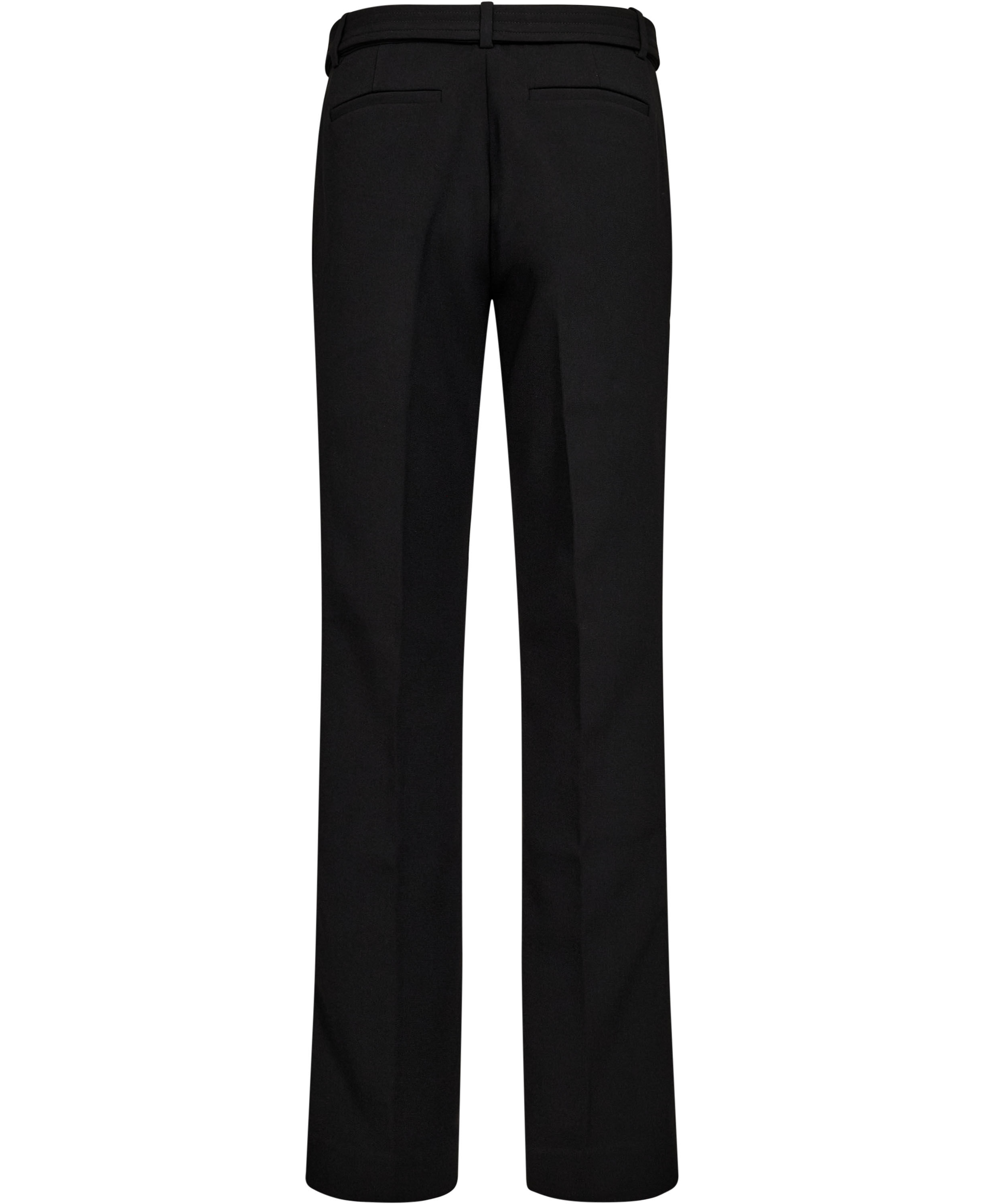 Bonded Crepe Belted Pants