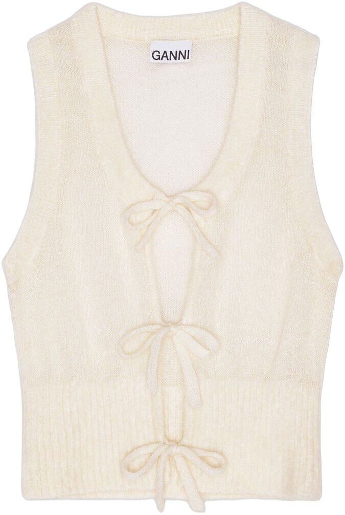 Light Mohair Tie String Vest