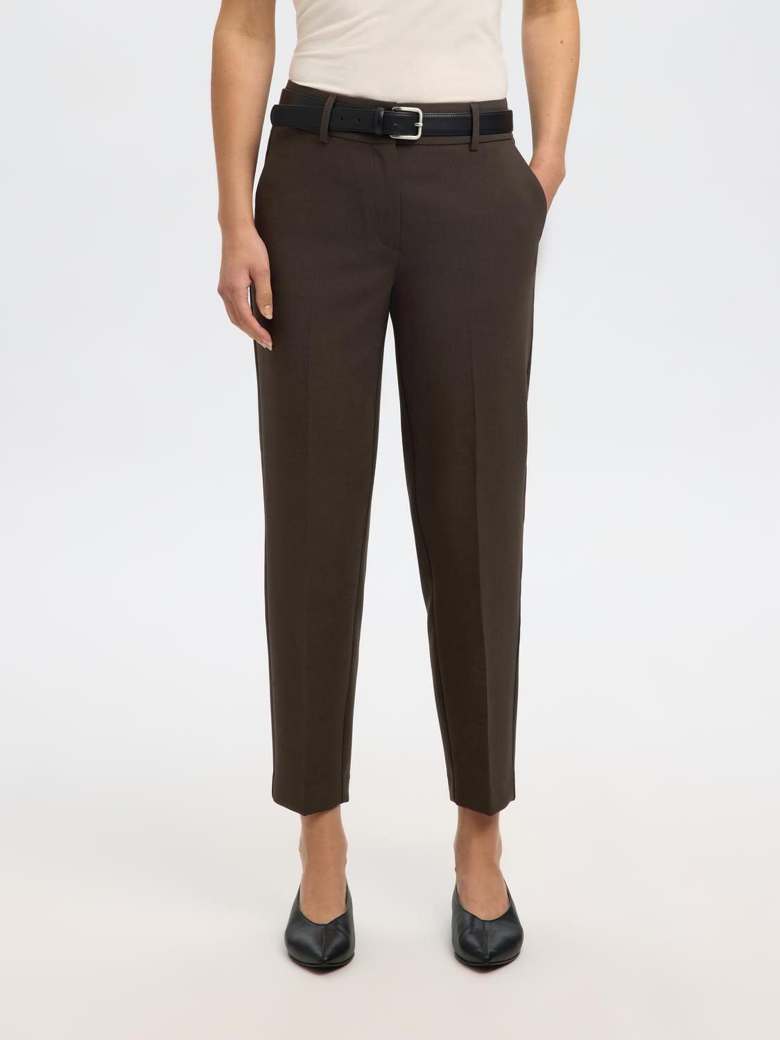 SLFRITA-RIA MW CROP PANT MEL NOOS