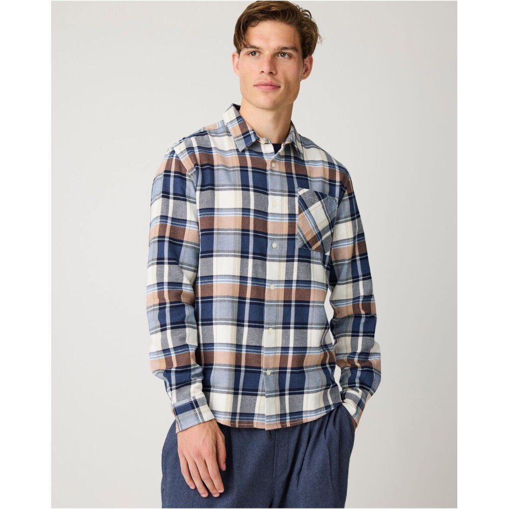 Dune regular checked flannel shirt