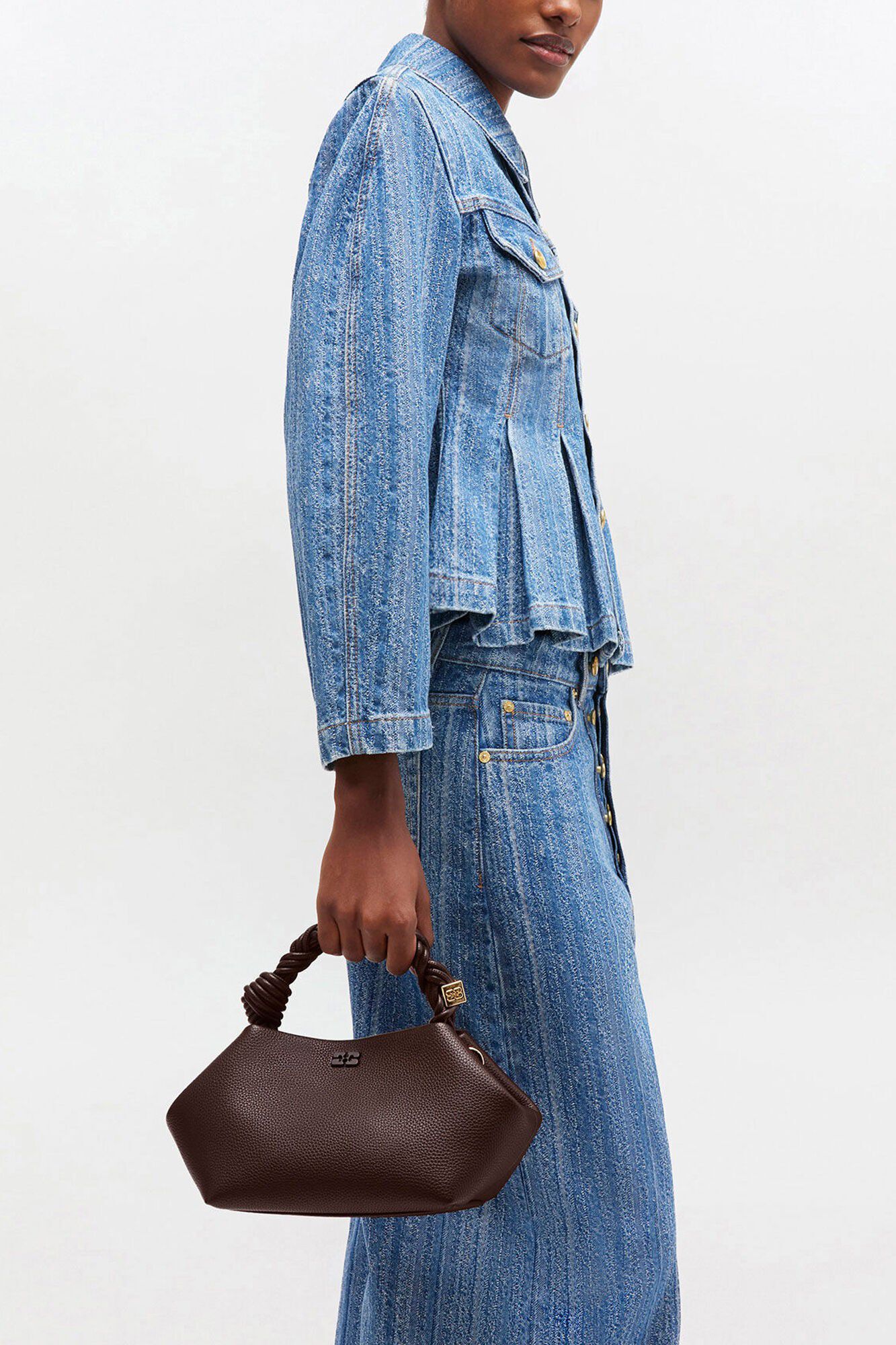 Ganni Bou Bag Small Grained
