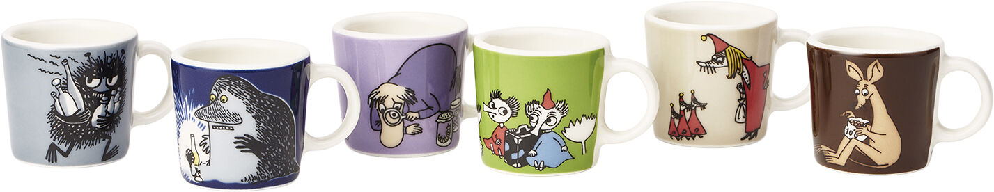 Mumi minikrus s&aelig;t 6 stk. 2. klassiker