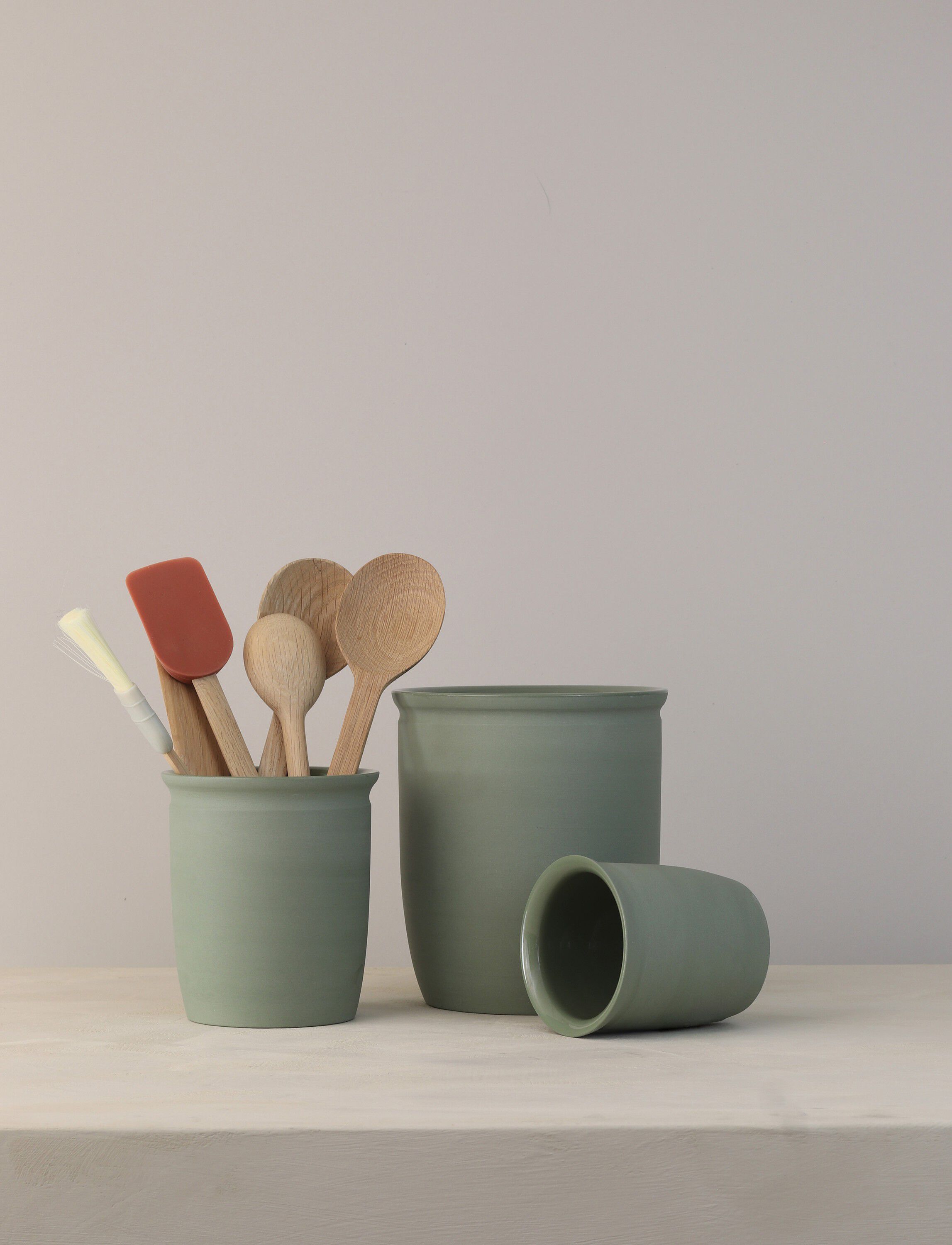 Knabstrup syltkruka 0.5 l. olive