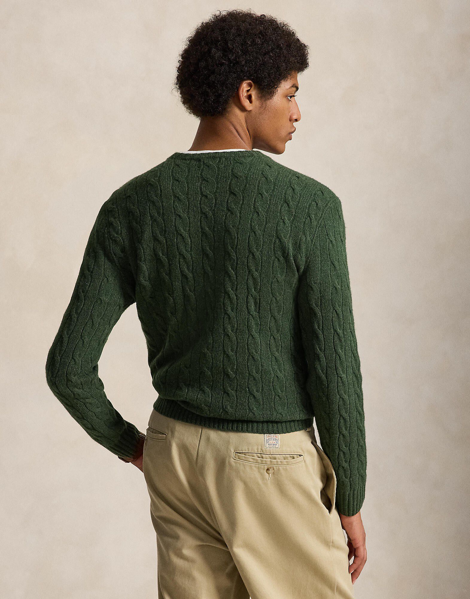 Cable-Knit Wool-Cashmere Sweater