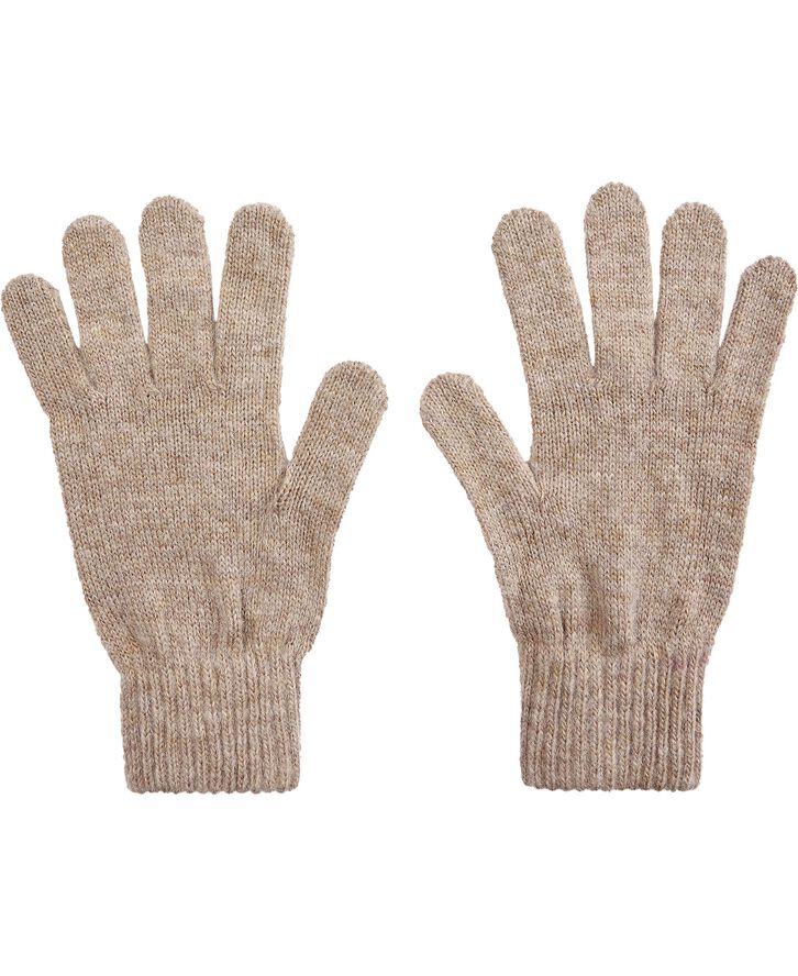 Knitted Gloves - Beige 8120