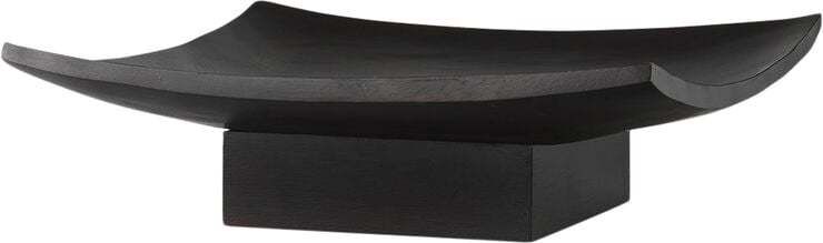 Relevé Platter, Wood, Dark Brown