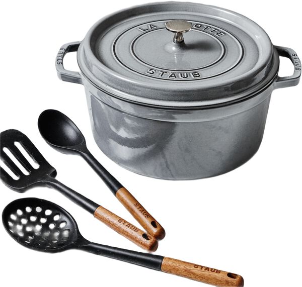 Gryta 26 Grafitgraa Rund Gjutjärn