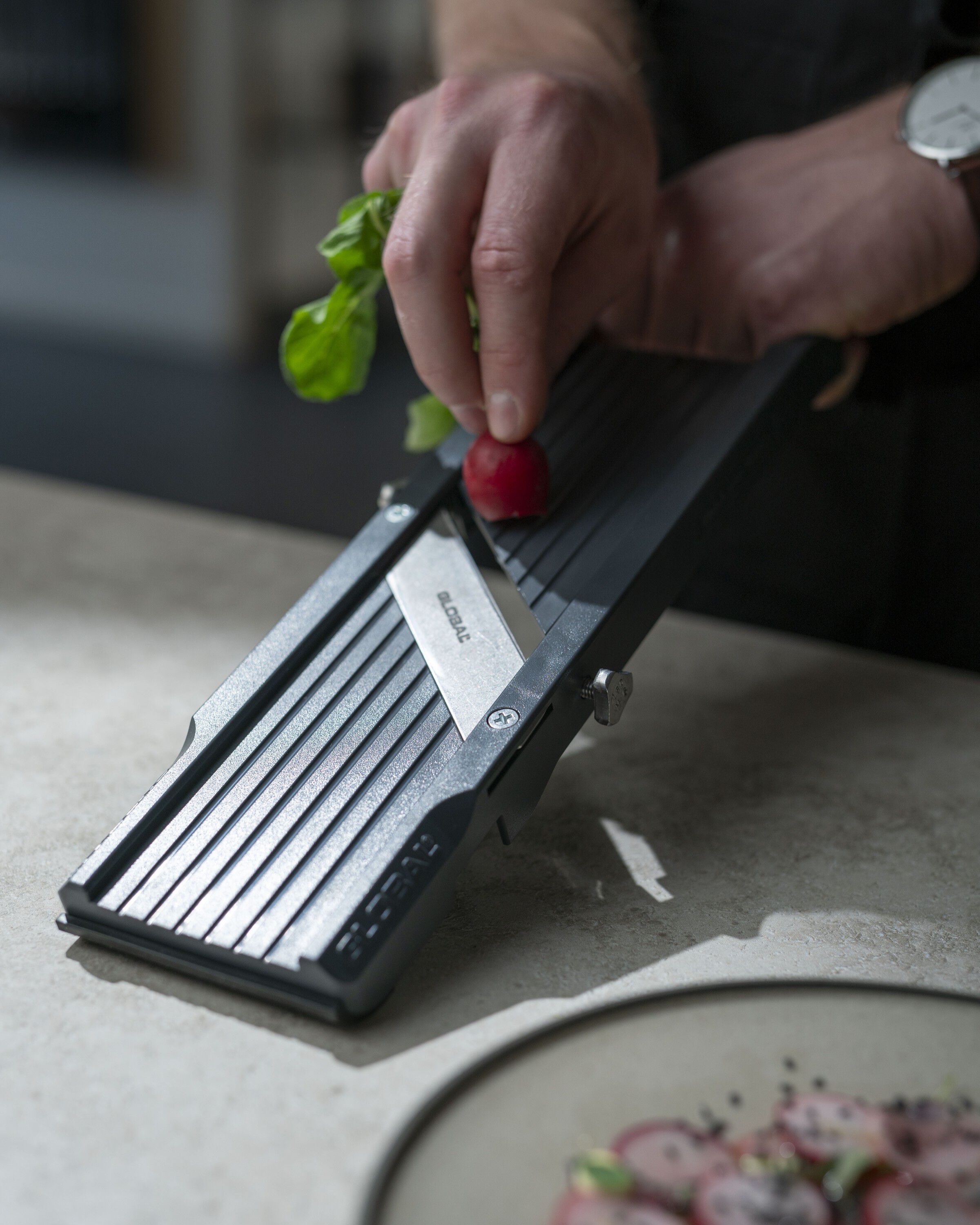 Mandolin 6,4cm gr&aring; - Global