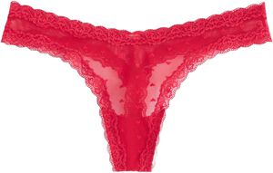 Bl&oslash;de trusser med g-streng og lav t