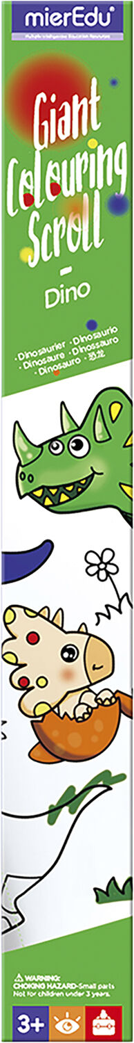 mierEdu - K&aelig;mpebanner til farvel&aelig;gning - Dinosaurer