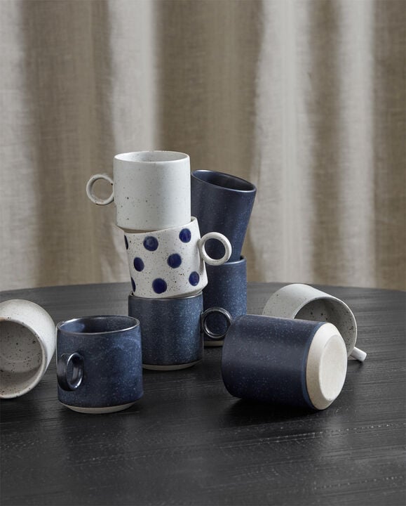 GRAINY cup, dark blue