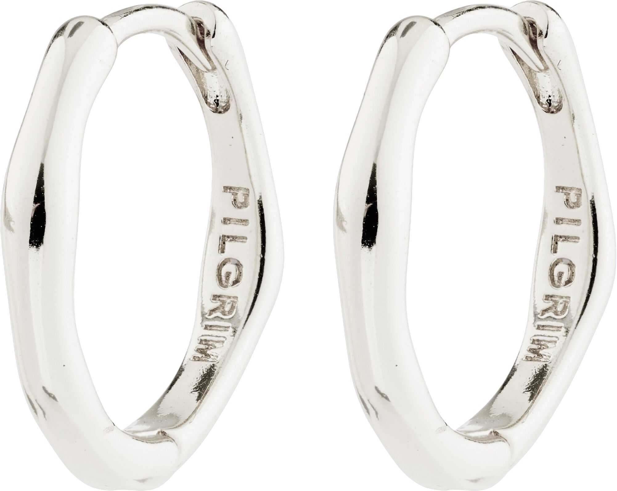 NOVA hoop earrings silver-plated