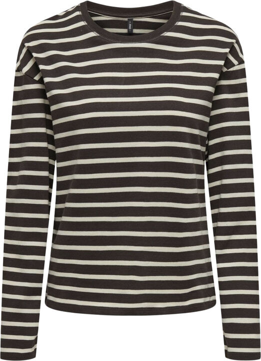 ONLNEW SOPH LIFE L/S O-NECK TOP BOX