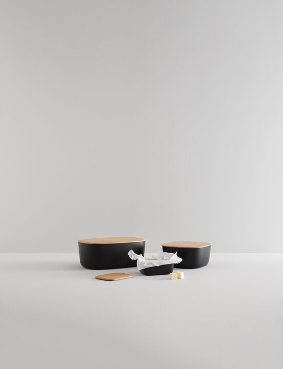 BOX-IT brödlåda L 23 cm black