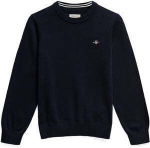 Shield Cotton Crew Neck Sweater