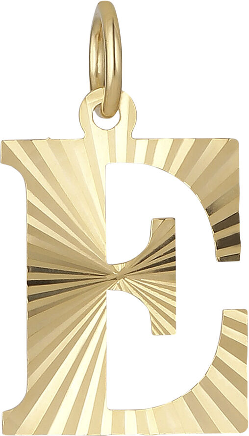Reflection Letters, gold-plated sterling silver-E