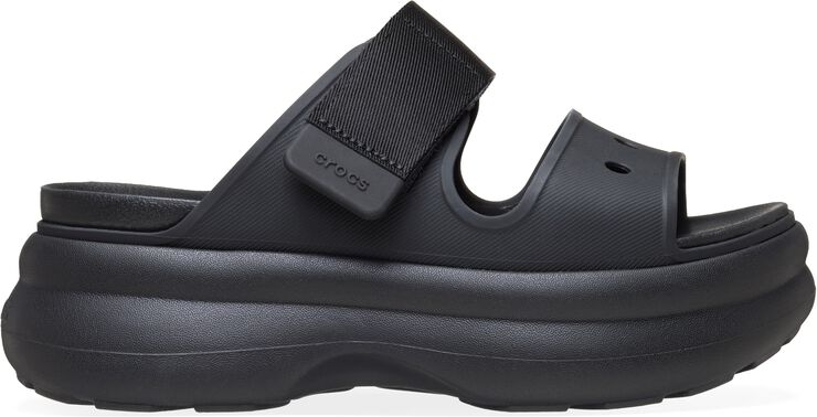 Soho Two Strap Sandal Blk