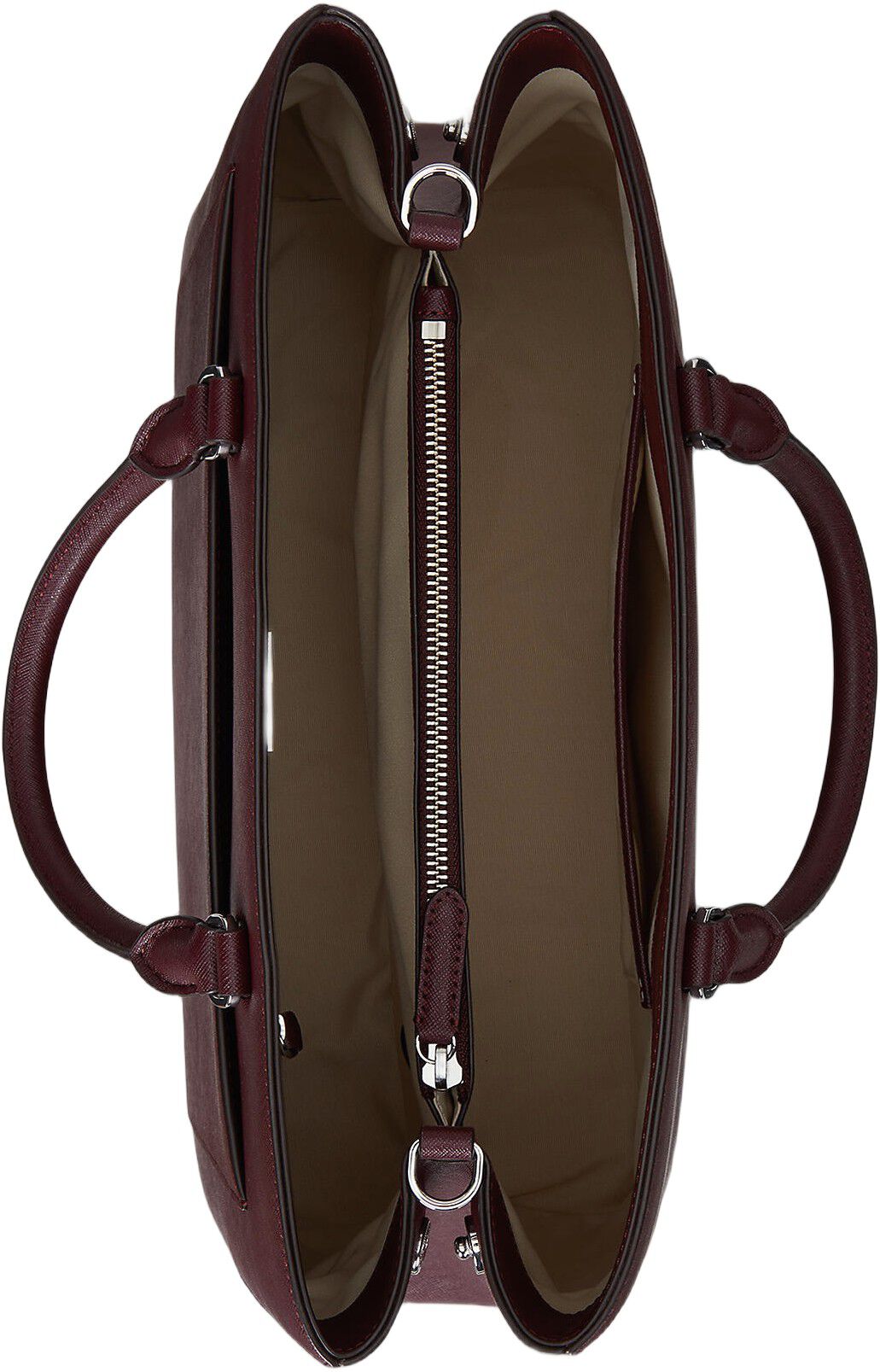 Crosshatch Leather Large Hanna Satchel