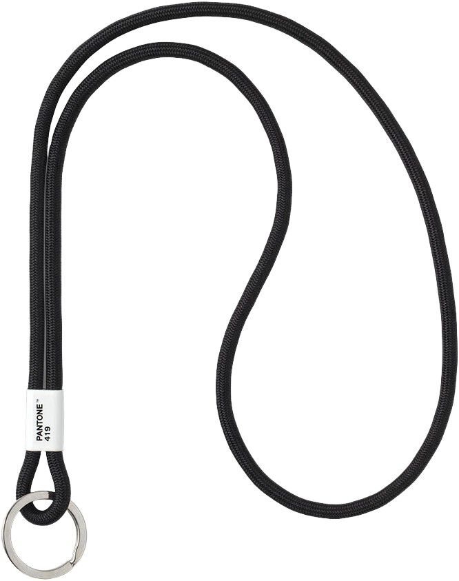 Pantone KEY CHAIN LONG Black 419