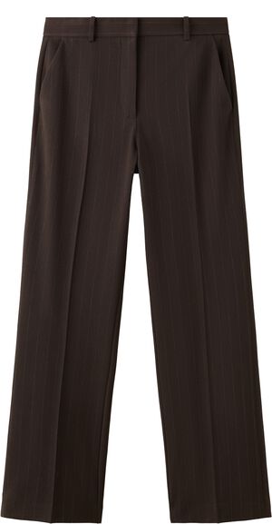 Pinstripe suit trousers