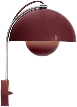 Flowerpot Wall Lamp VP8 Dark Plum