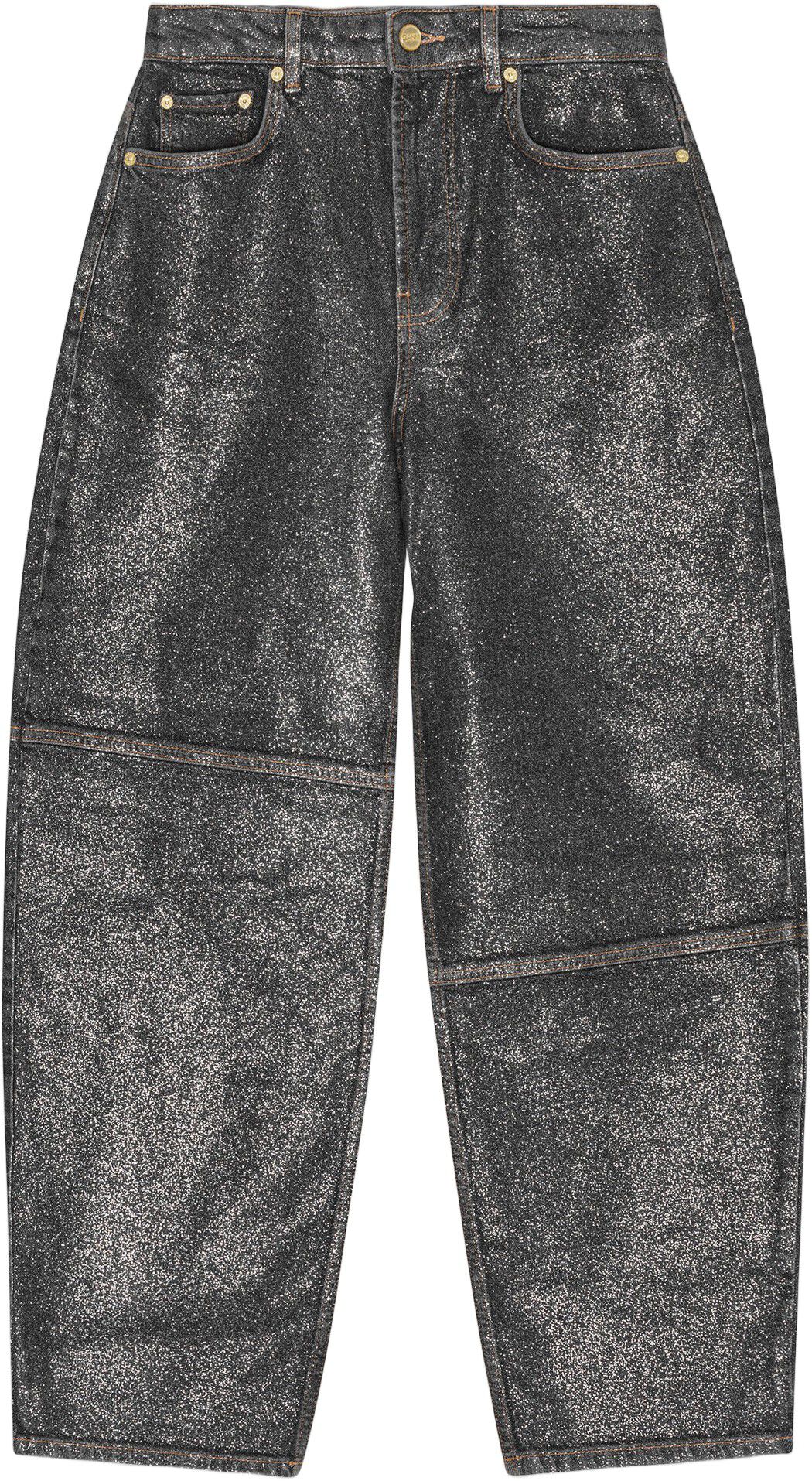 Shimmery Foil Denim Stary