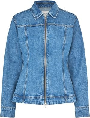Belton Peplum Denim Jacket