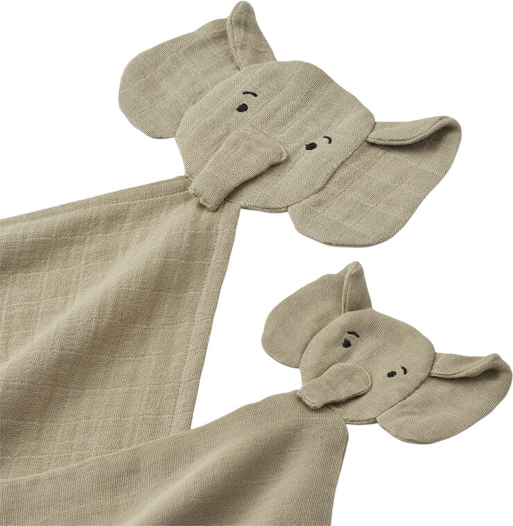 Alya Elephant Cuddle Cloth Set Mist