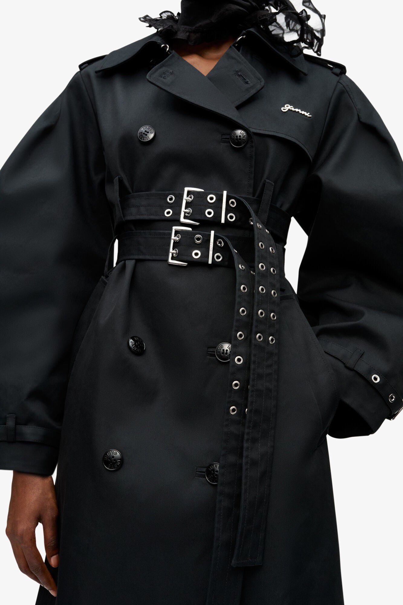 Bonded Cotton Trench Coat