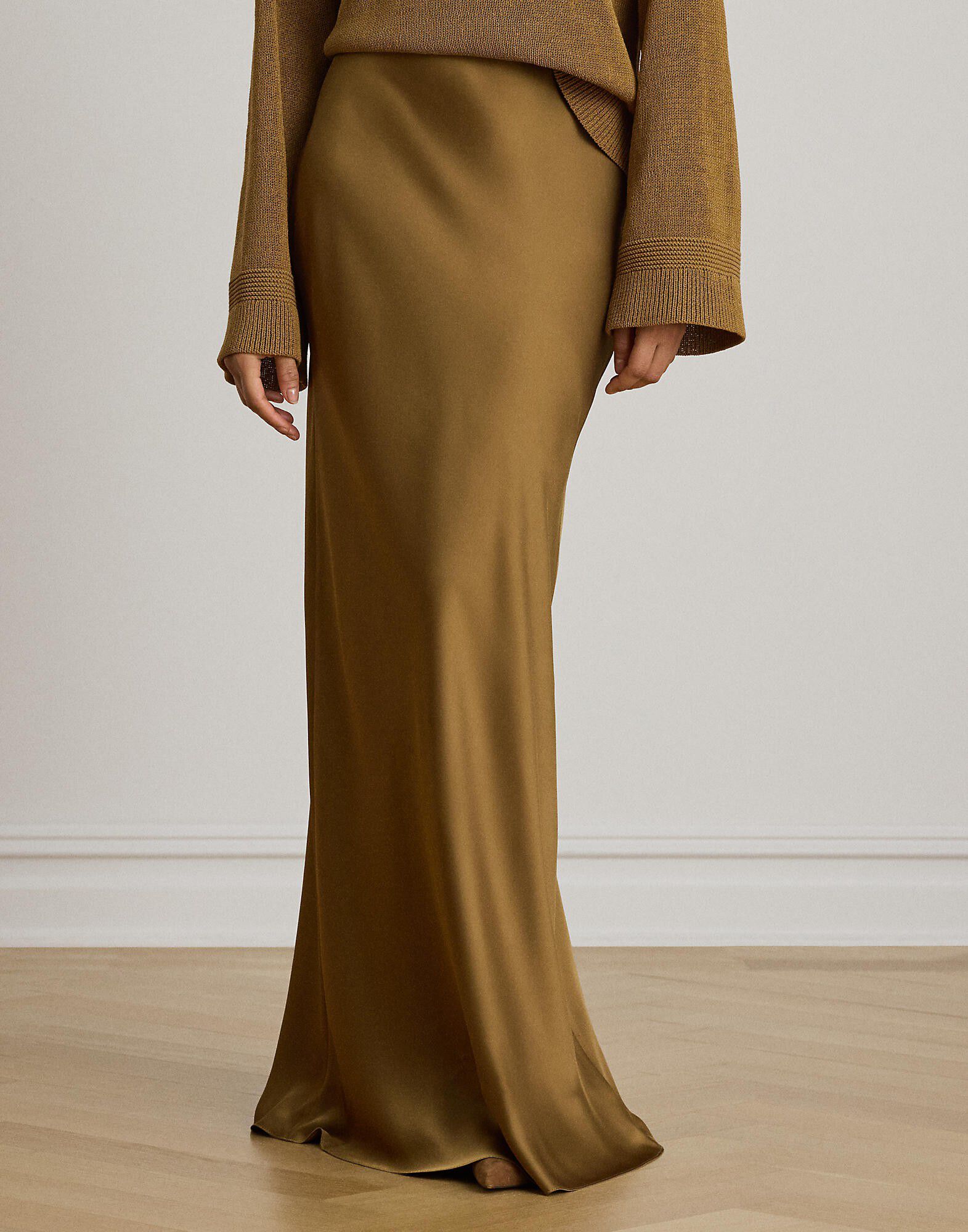 Satin Charmeuse Maxiskirt