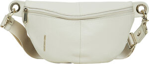 MELLOW LEATHER BUM BAG / ALMOND