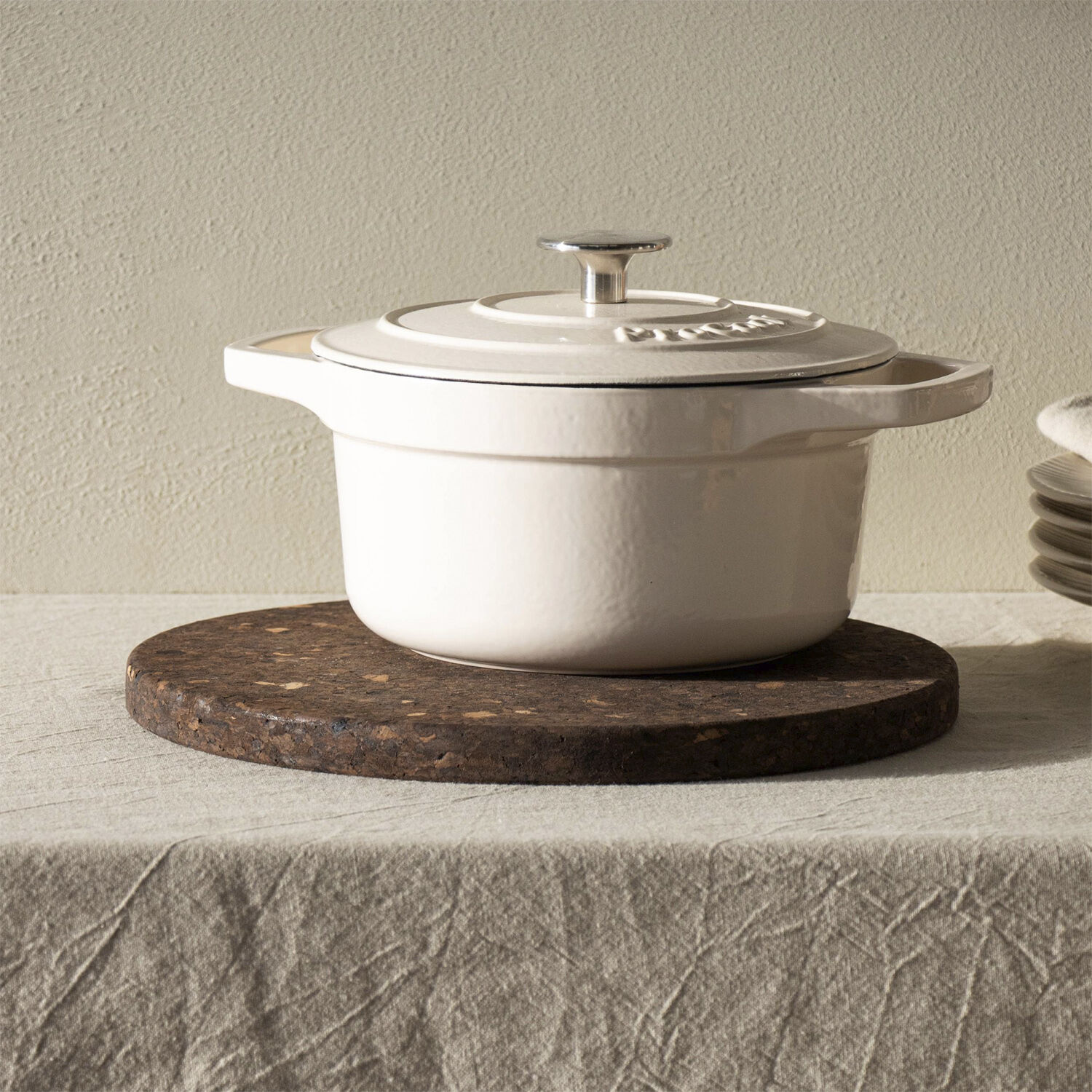 Smoked Rund Bordsk&aring;ner