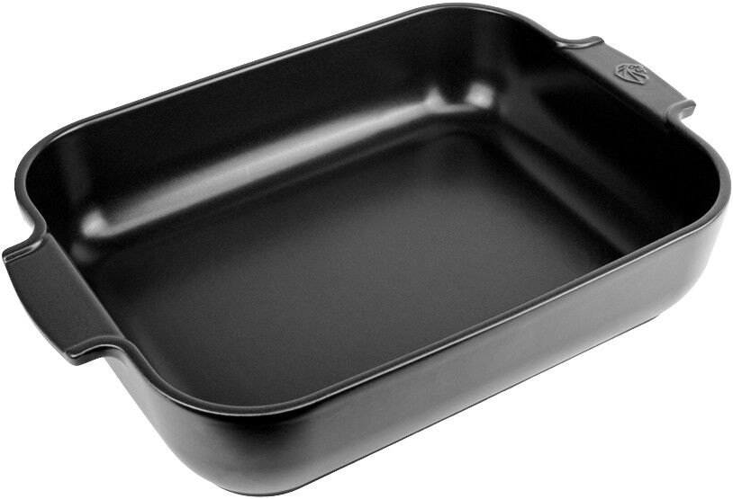 Appolia rektangul&aelig;rt ovnfad 40cm sort satin