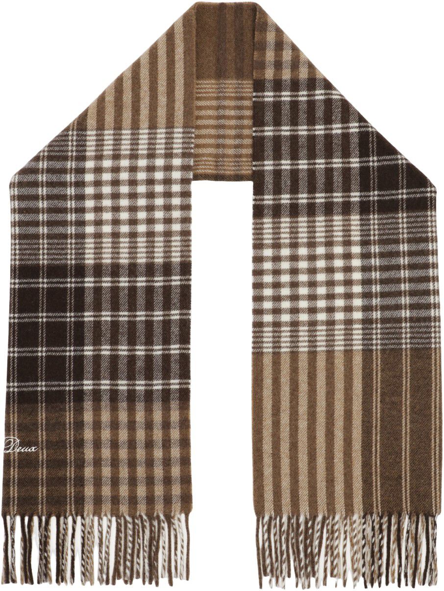 Signature Patchwork Check Scarf