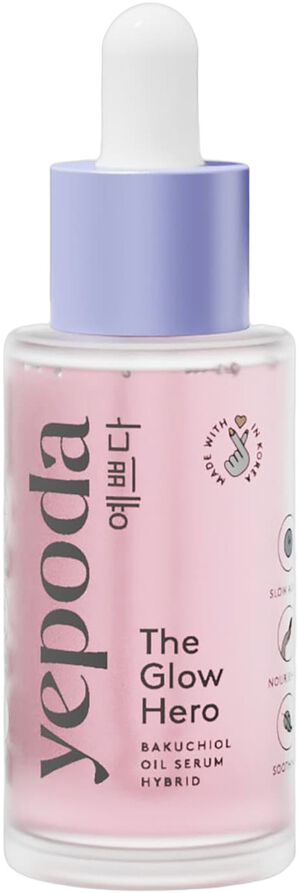 The Glow Hero - Hybridverkande oljeserum med bakuchiol