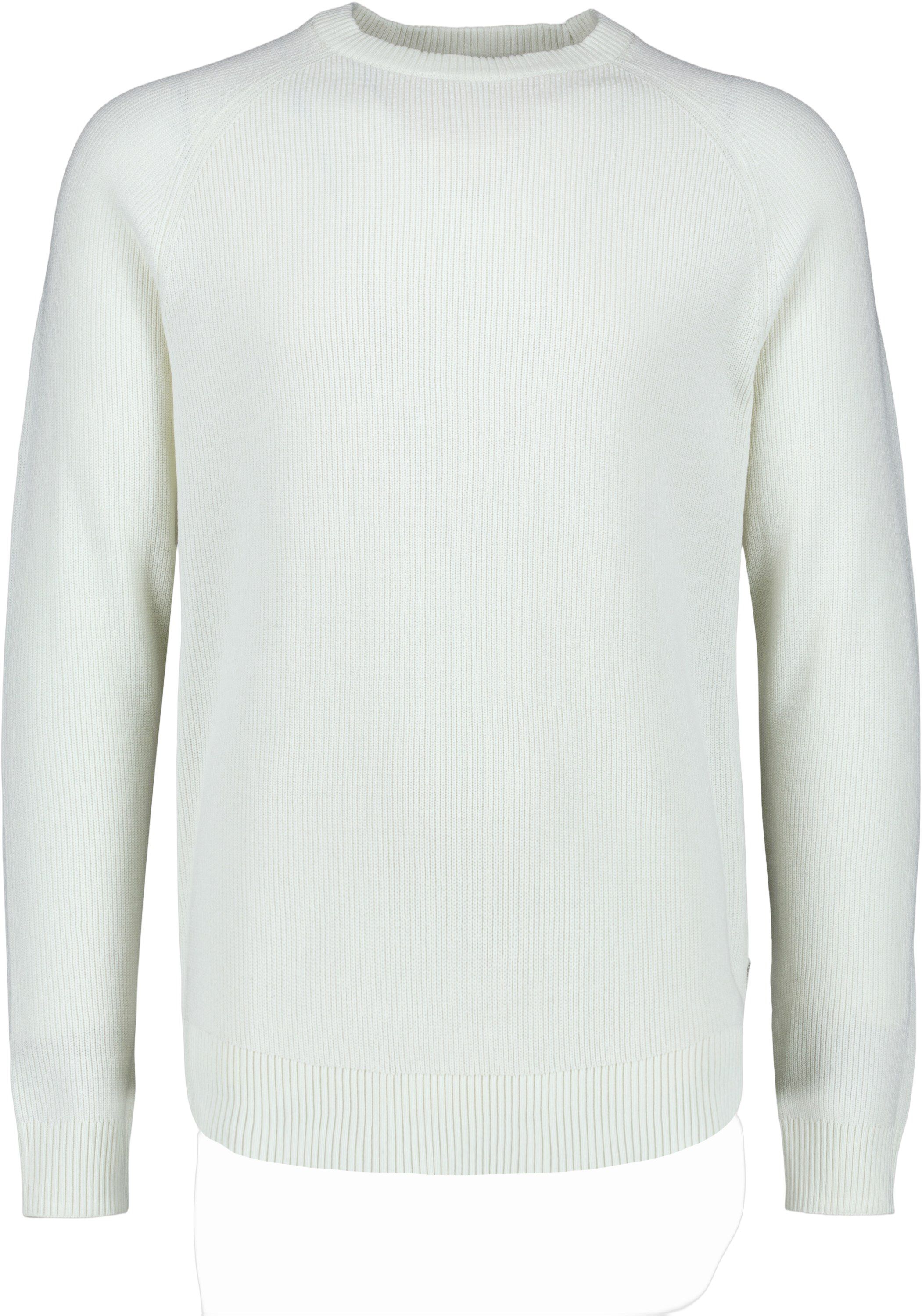 Ribbed L/S o-neck knit