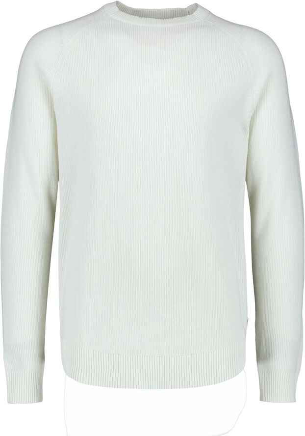 Ribbed L/S o-neck knit