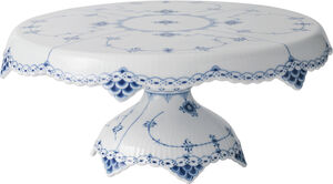 Blue Fluted Half Lace kakfat 28 cm